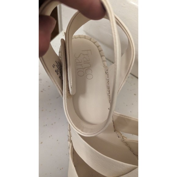 FRANCO SARTO CARMINA ESPADRILLE WEDGE BUCKLE UP SANDAL SOLD NOT FORSALE!!! - Picture 12 of 16